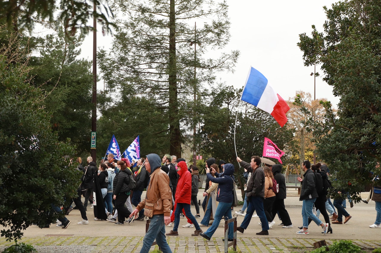 In the spring of 2003, huge demonstrations in France brought the nation to a virtual standstill